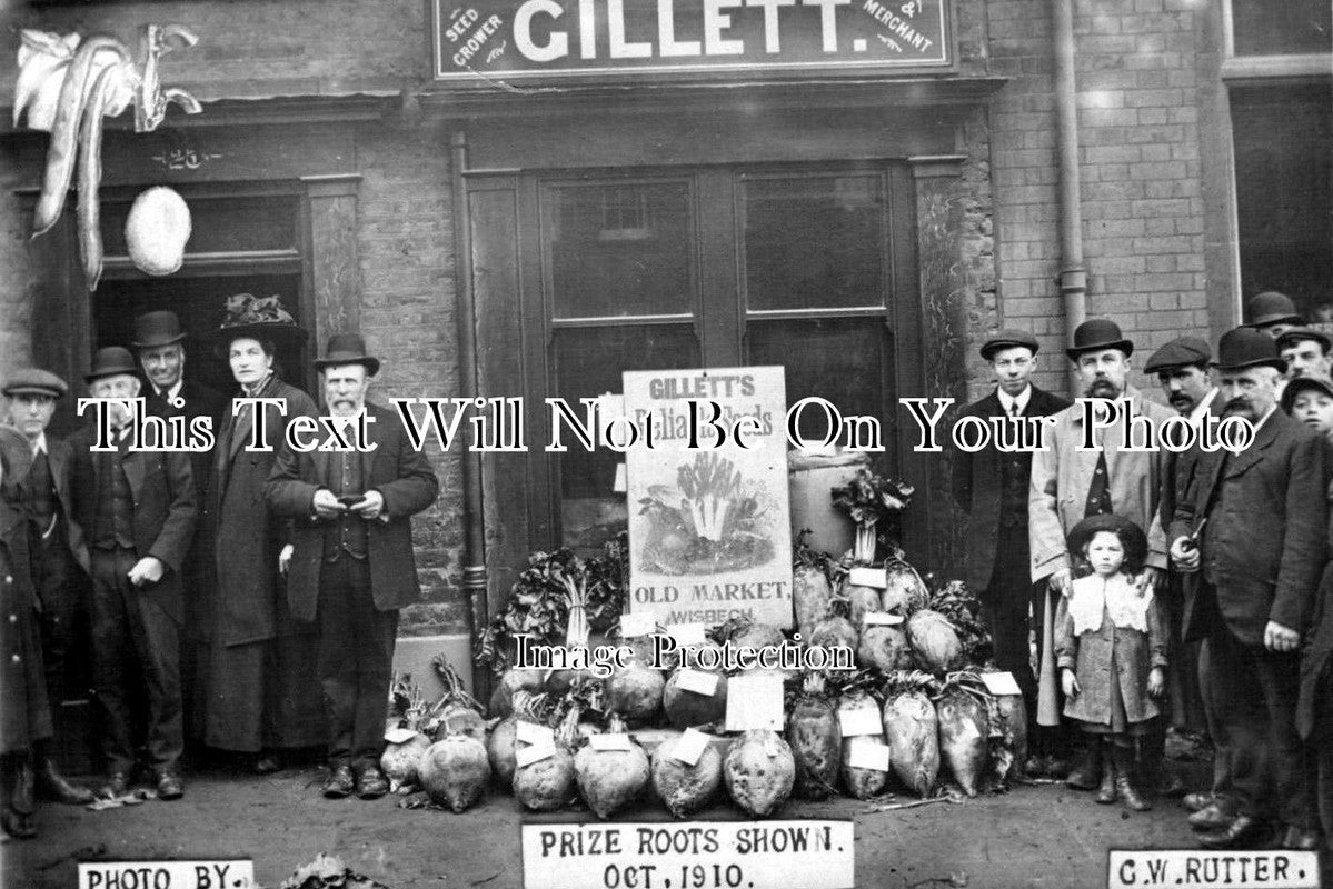 CA 553 - Gillett Seed Grower & Merchant, Wisbech, Cambridgeshire 1910