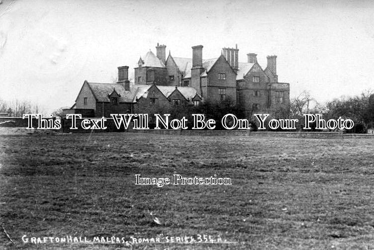 CH 1012 - Grafton Hall, Malpas, Cheshire c1915