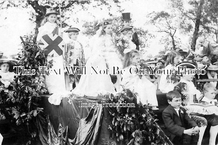 CH 1015 - Childrens Fete Pageant, Holmes Chapel, Cheshire c1905