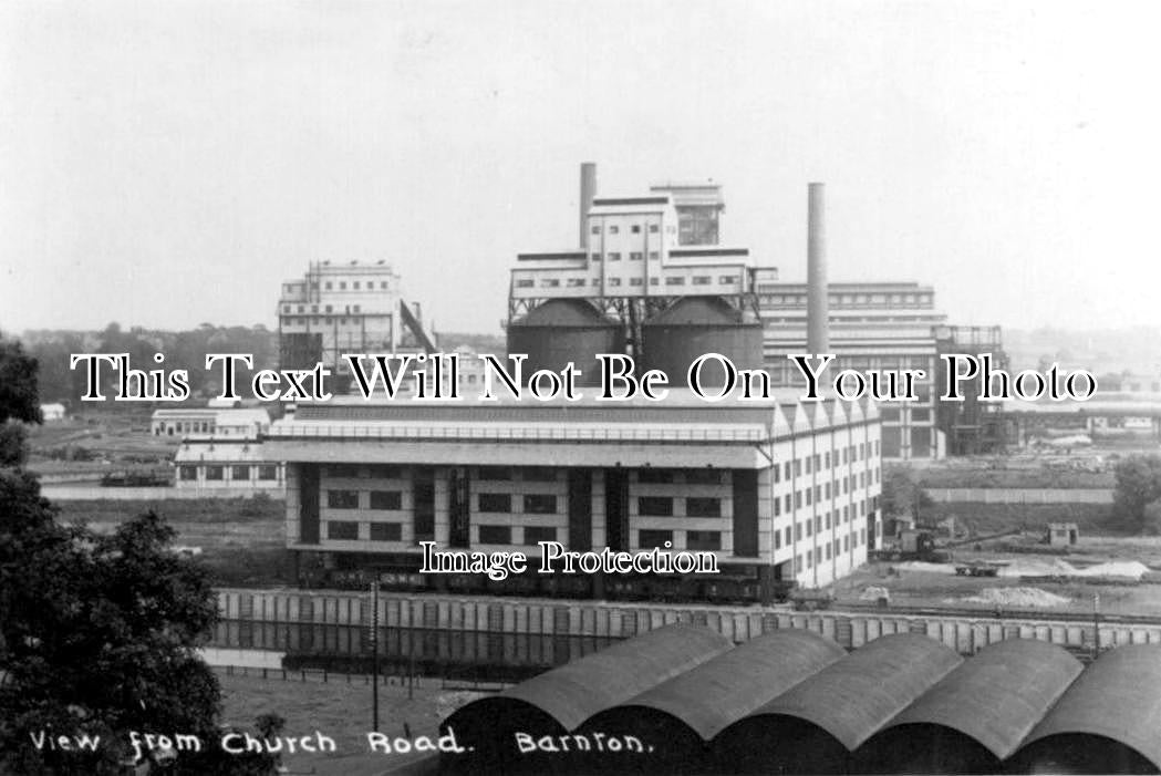 CH 1033 - Barnton ICI Factory From Church Road, Northwich, Cheshire