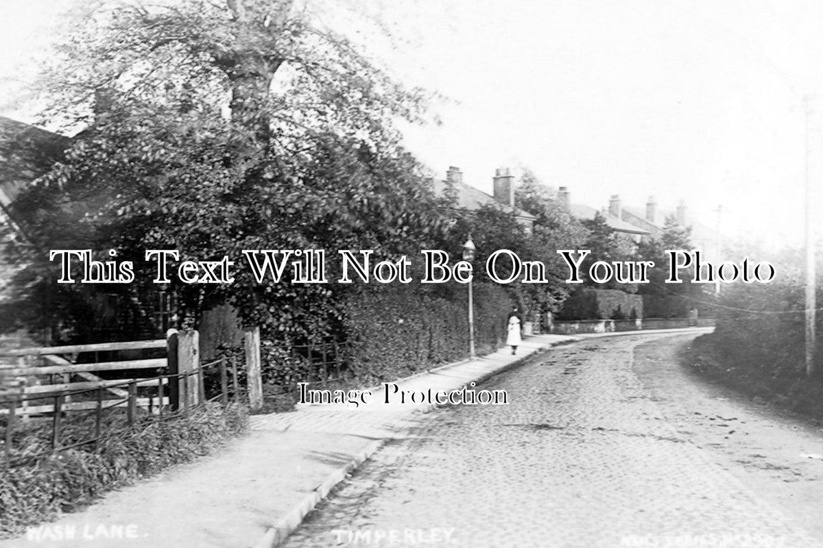 CH 1061 - Wash Lane, Timperley, Cheshire c1910