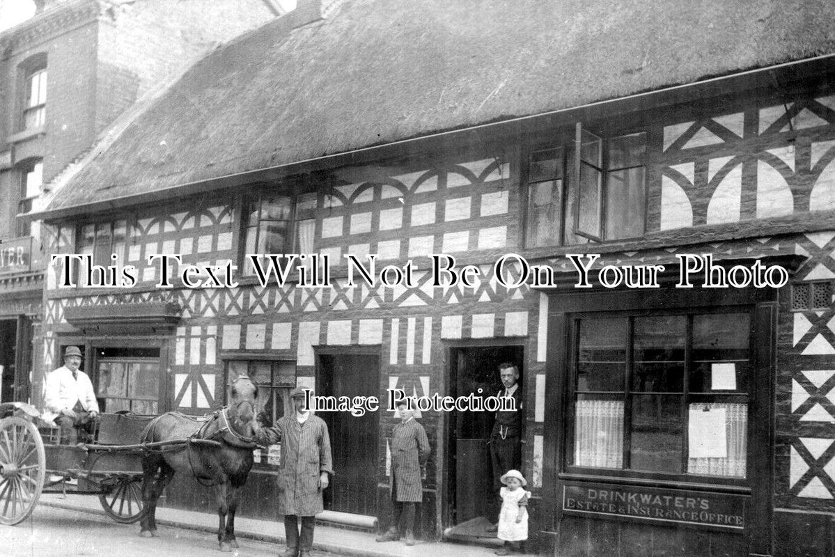 CH 1089 - Drinkwater's Estate & Insurance Office, Middlewich, Cheshire