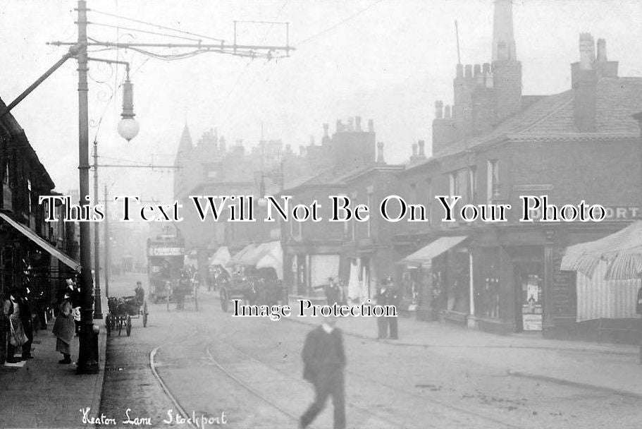 CH 1114 - Heaton Lane, Stockport, Cheshire c1908