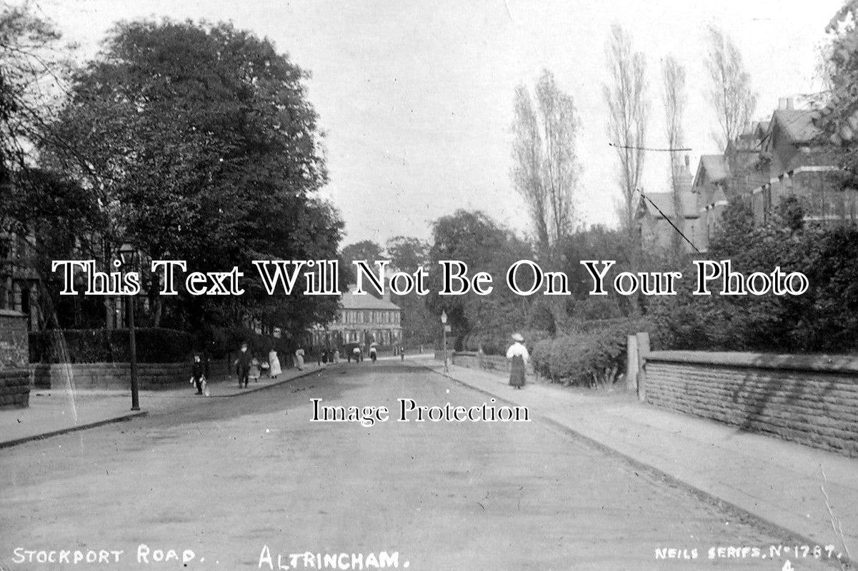 CH 1180 - Stockport Road, Altrincham, Cheshire c1917
