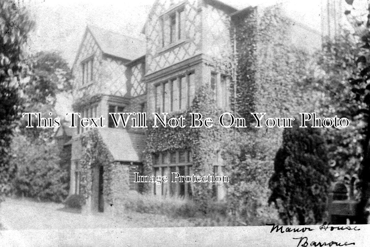 CH 1201 - Manor House, Little Barrow, Cheshire c1920