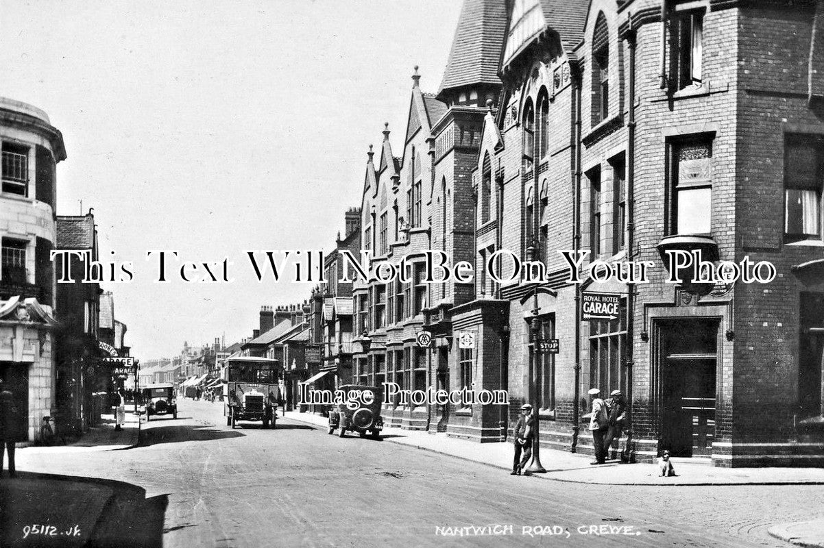 CH 1258 - Nantwich Road, Crewe, Cheshire c1942