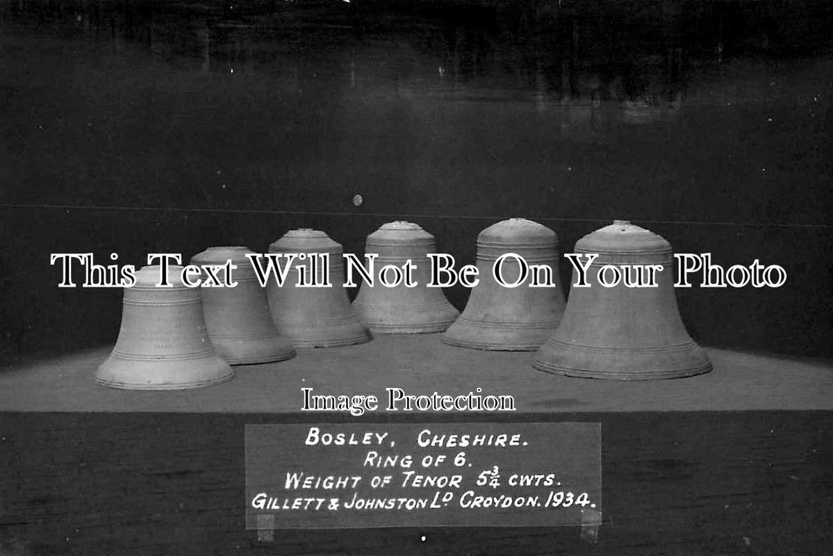 CH 1305 - Church Bells, Bosley, Cheshire c1934