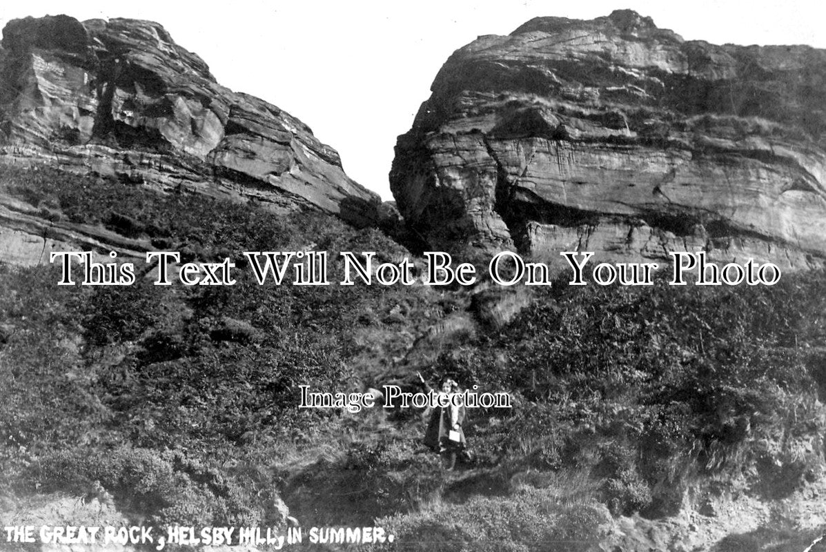 CH 1309 - The Great Rock, Helsby Hill, Helsby, Cheshire