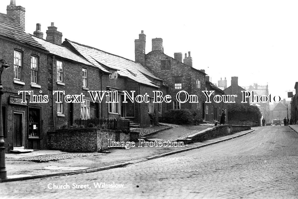 CH 1345 - Church Street, Wilmslow, Cheshire c1927