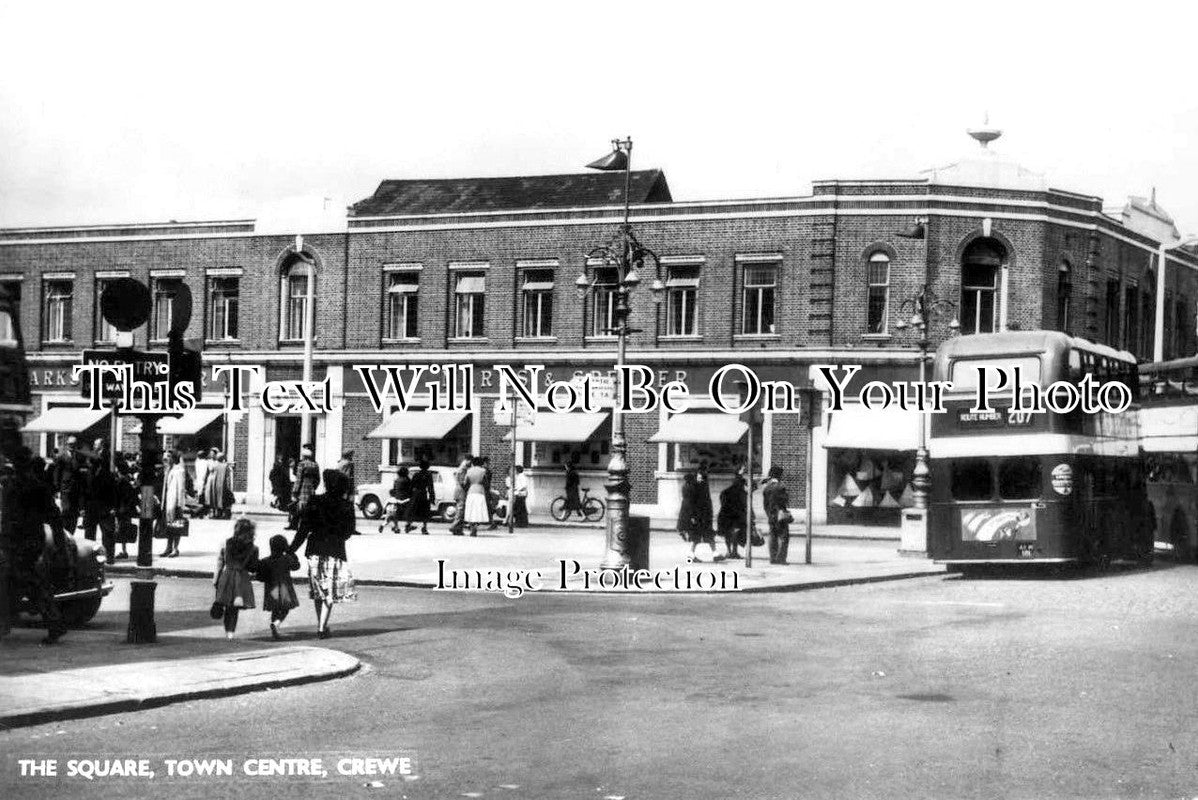 CH 1367 - The Square, Town Centre, Crewe, Cheshire
