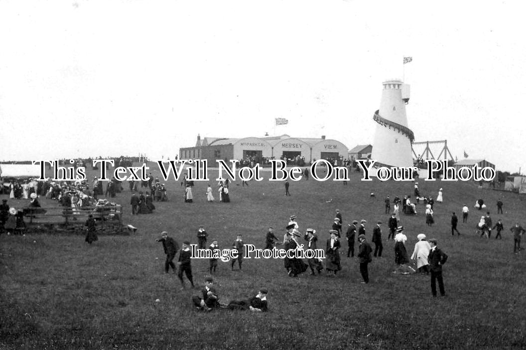 CH 1379 - Mersey View Pleasure Grounds, Overton Hill, Frodsham, Cheshire c1910