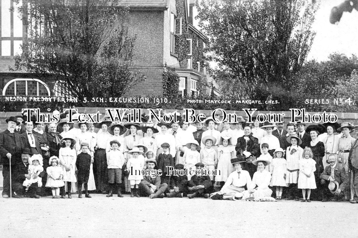 CH 1526 - Neston Presbyterian Sunday School Excursion, Cheshire 1910
