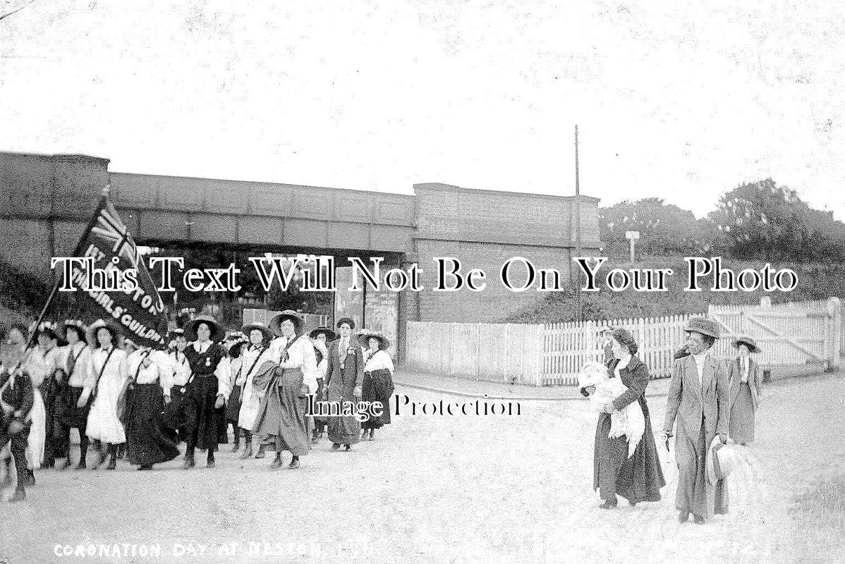 CH 1544 - Coronation Day At Neston, Cheshire 1911