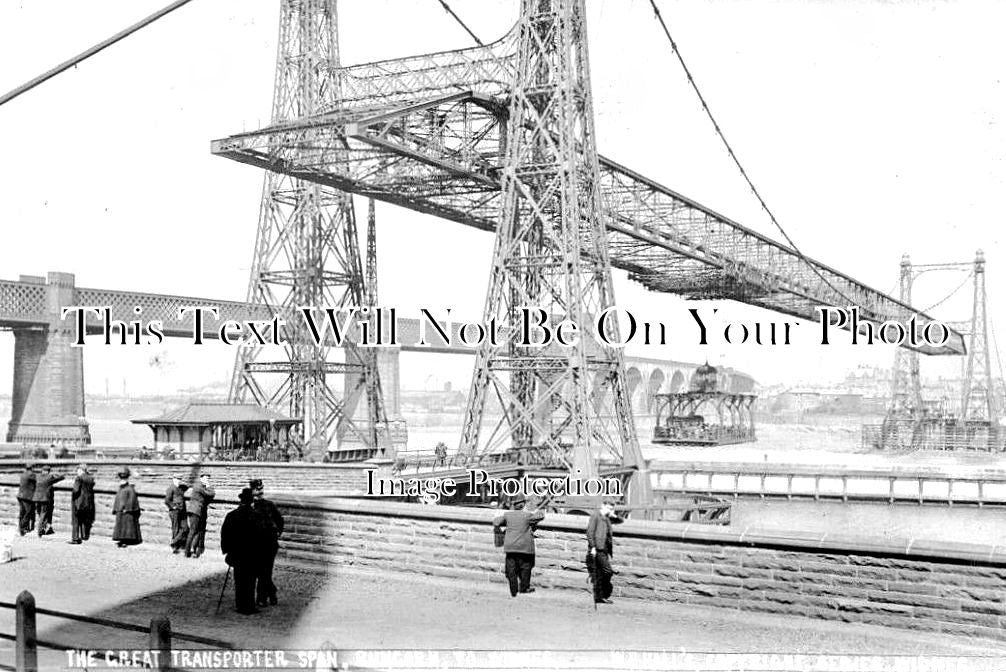 CH 1554 - The Great Transporter Span, Runcorn To Widnes, Cheshire