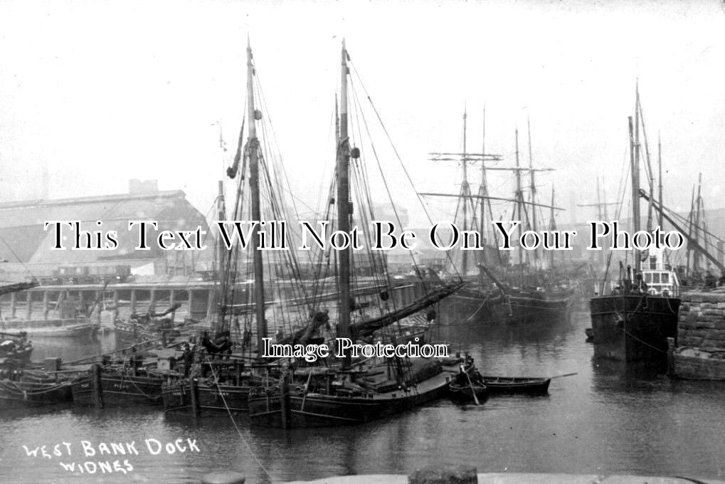 CH 1558 - West Bank Dock, Widnes, Cheshire c1910