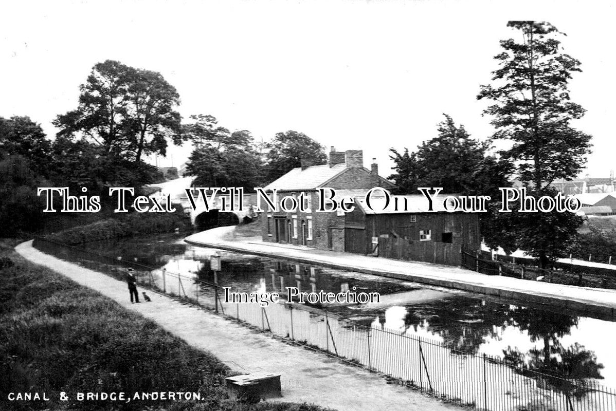 CH 1581 - Anderton Canal & Bridge, Cheshire