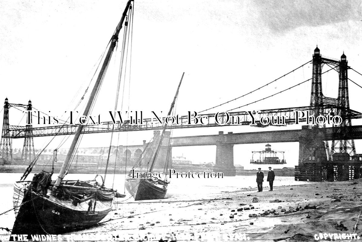 CH 1593 - Widnes Transporter Bridge, Cheshire