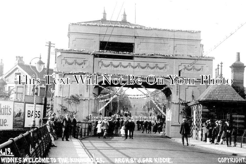 CH 1595 - A Widnes Welcome To The King, Cheshire 1925