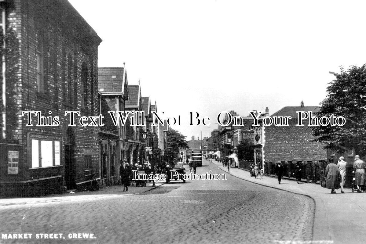 CH 1609 - Market Street, Crewe, Cheshire