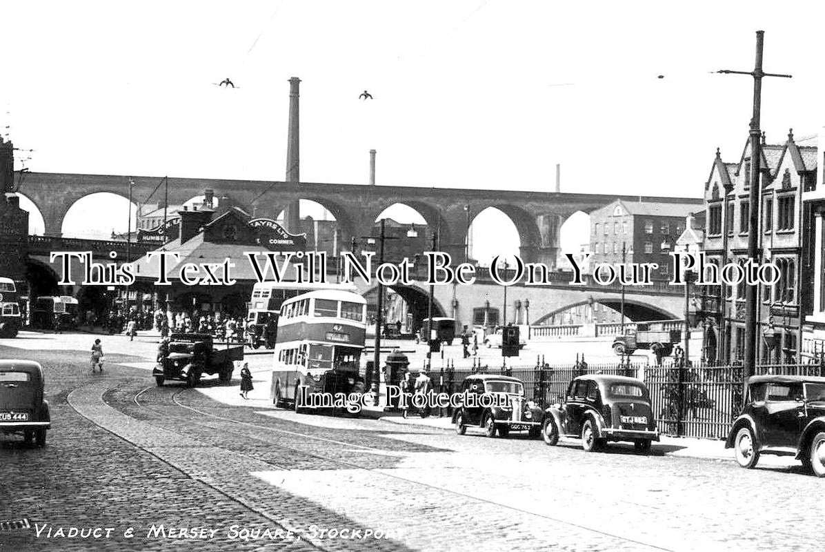CH 1635 - Viaduct & Mersey Square, Stockport, Cheshire