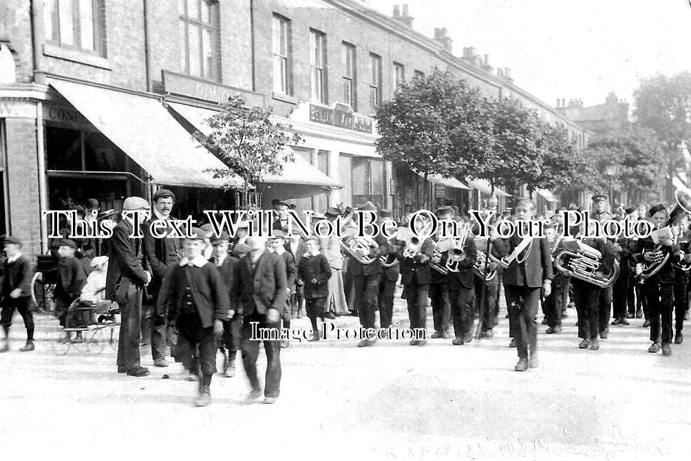 CH 1643 - Marching Band, Macclesfield, Cheshire