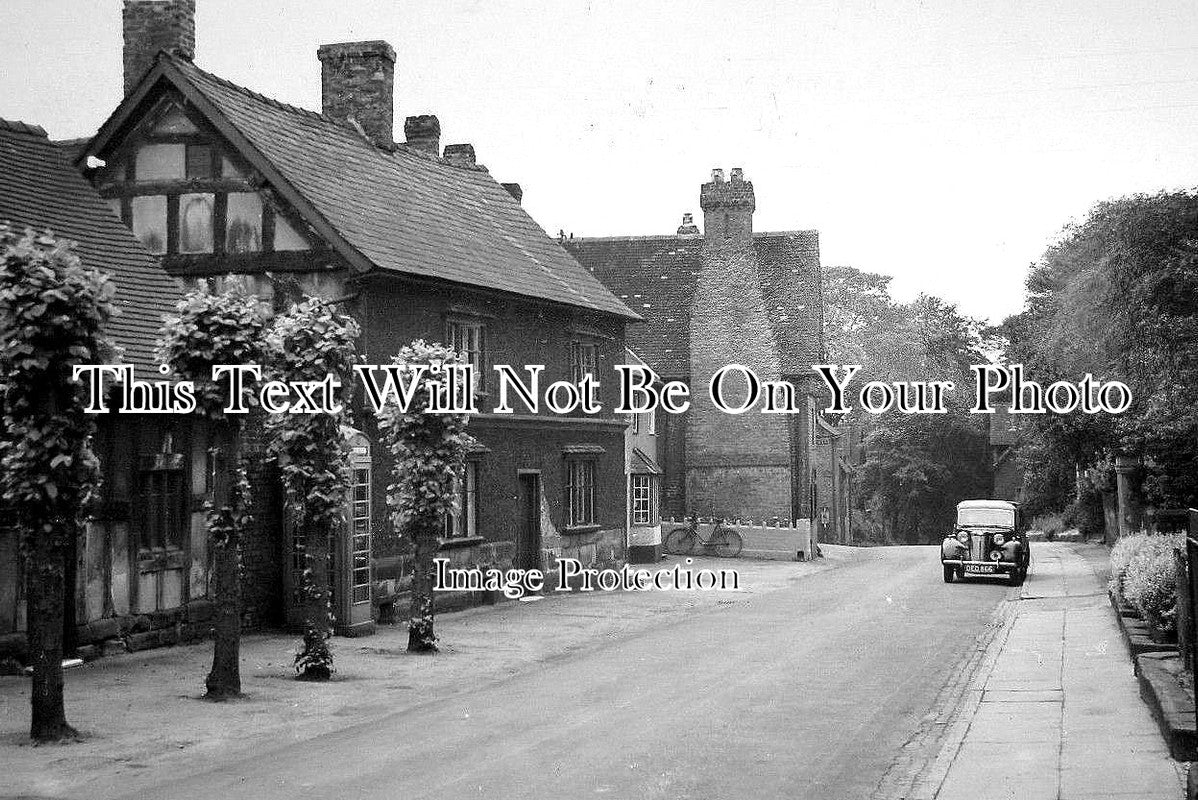 CH 1649 - Central High Street, Great Budworth, Cheshire