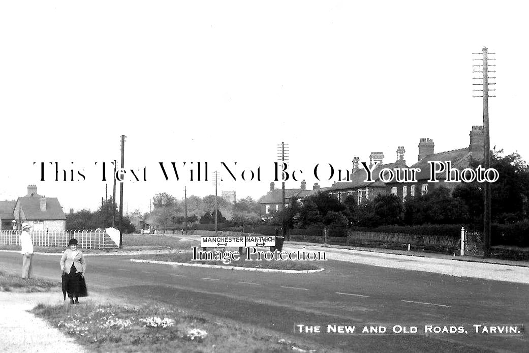 CH 1653 - The New & Old Roads, Tarvin, Cheshire