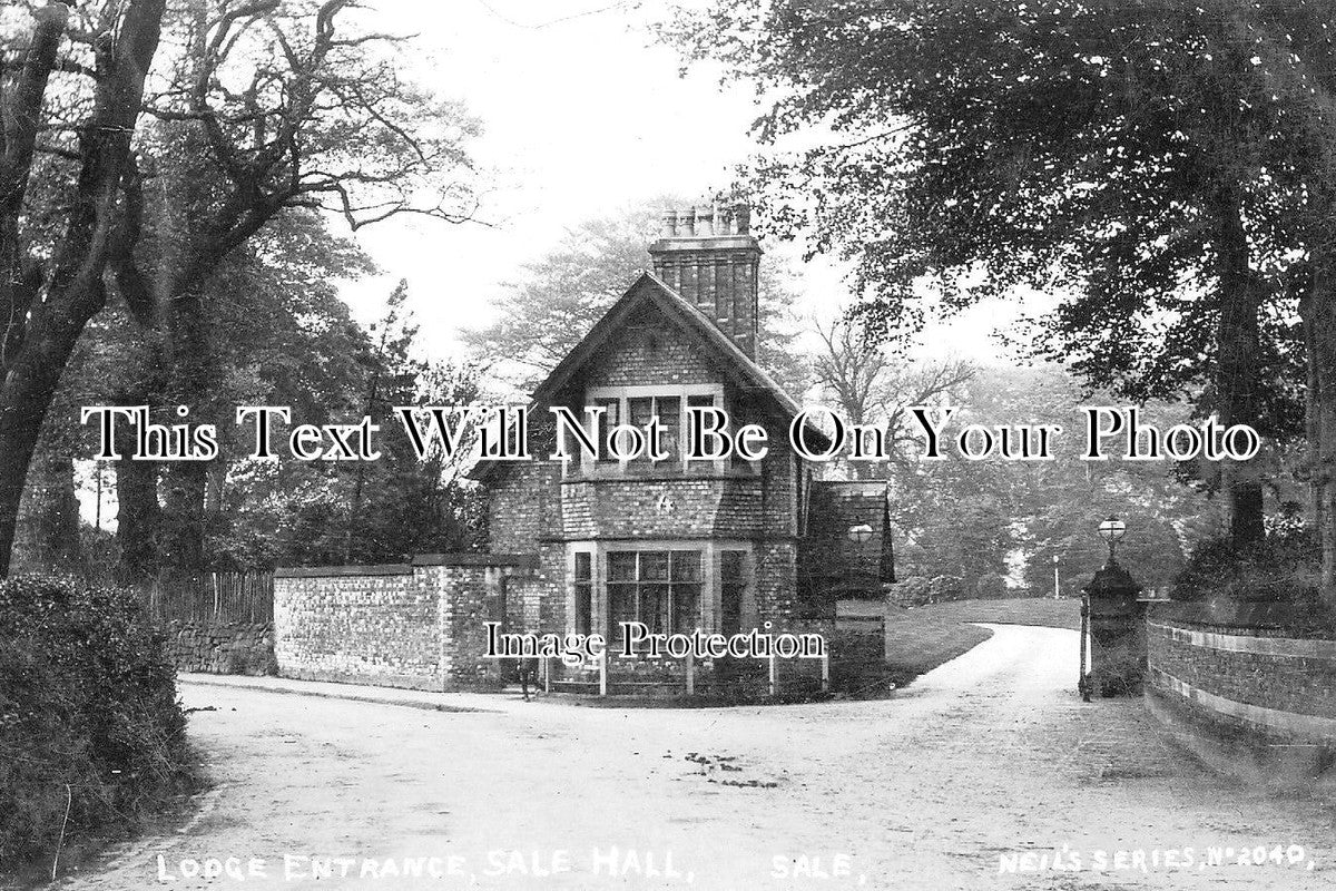 CH 1811 - Lodge Entrance, Sale Hall, Sale, Cheshire