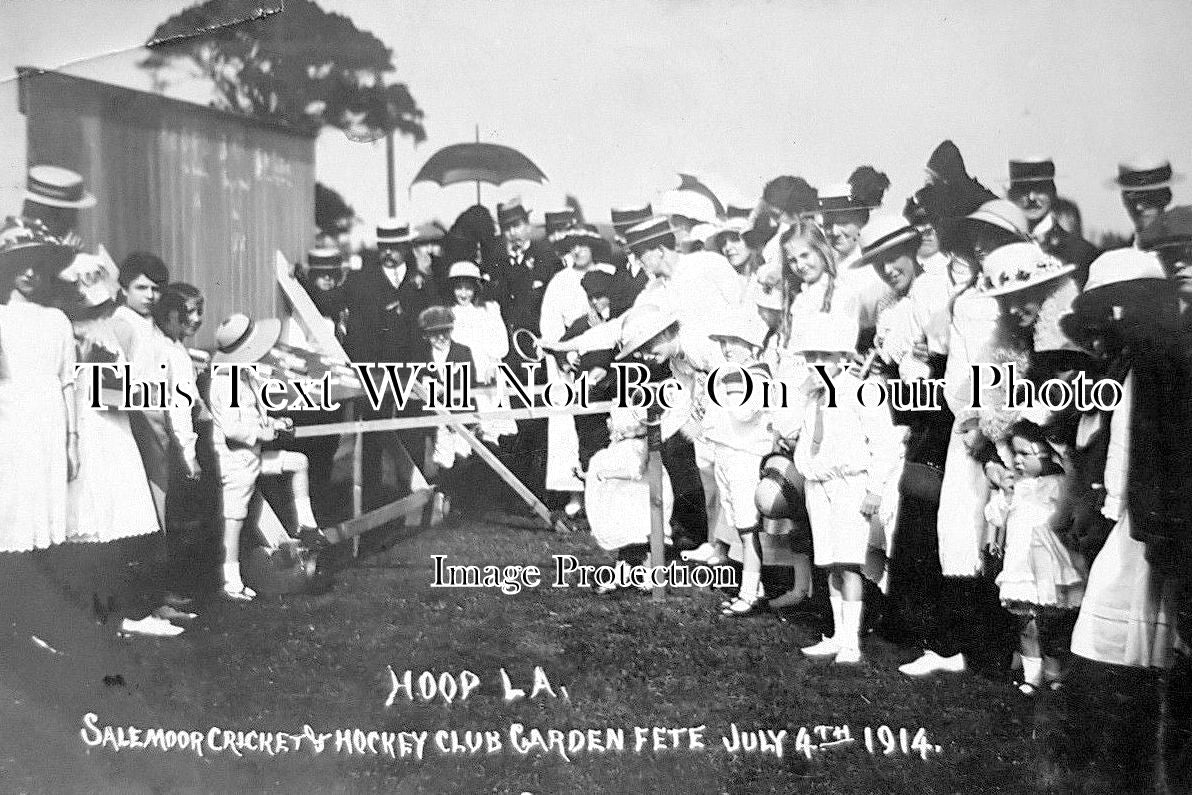 CH 1822 - Hoop La, Sale Moor Cricket & Hockey Club Garden Fete 1914