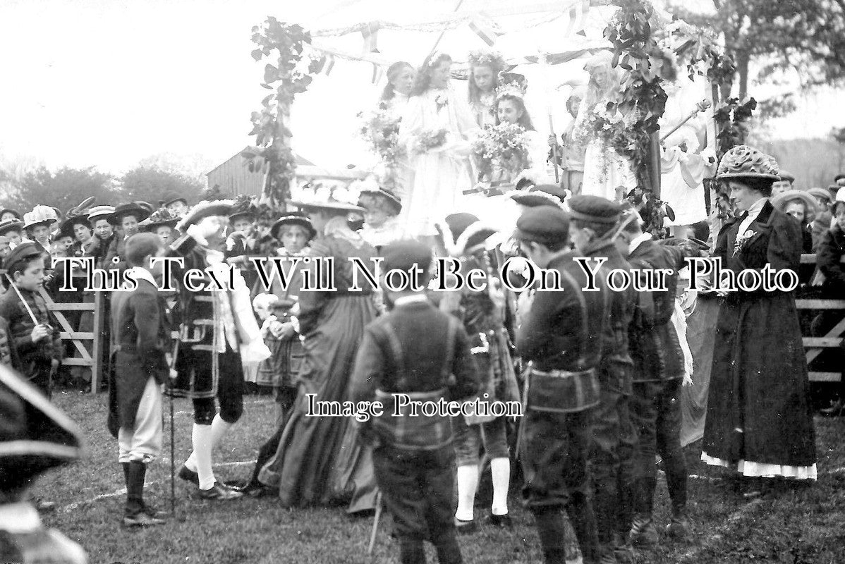 CH 1824 - Holmes Chapel May Queen Event, Cheshire 1909
