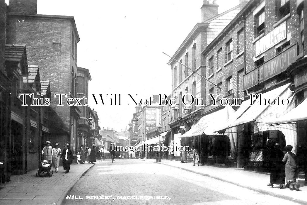 CH 1863 - Mill Street, Macclesfield, Cheshire