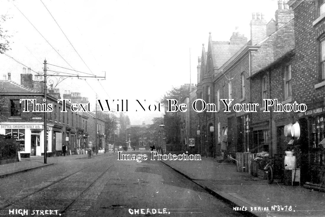 CH 1864 - High Street, Cheadle, Cheshire