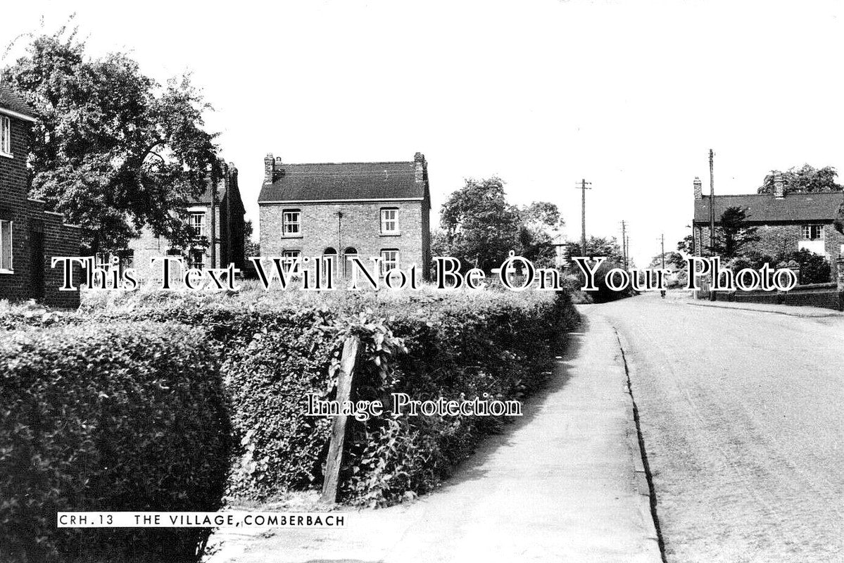 CH 1886 - Comberbach Village, Cheshire