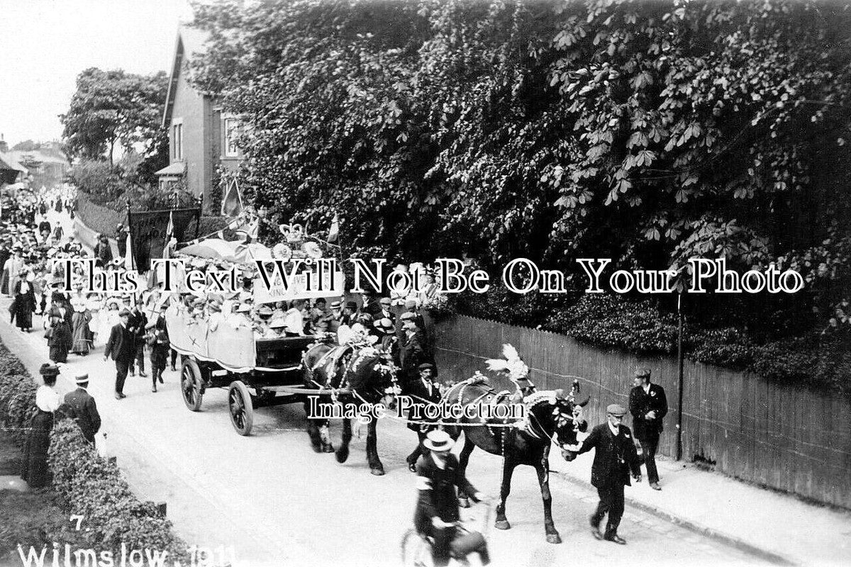 CH 2003 - Wilmslow Coronation Procession, Cheshire 1911