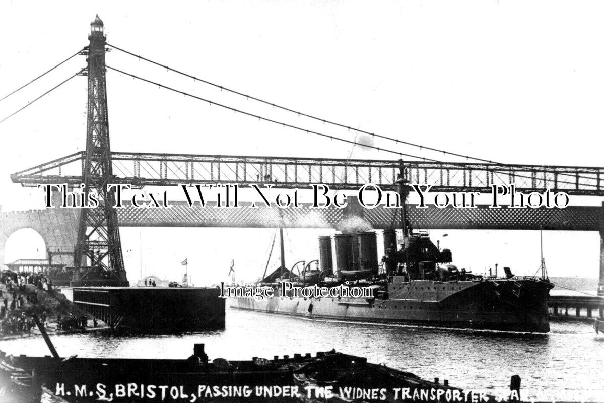 CH 2018 - HMS Bristol, Widnes Transporter Bridge, Cheshire