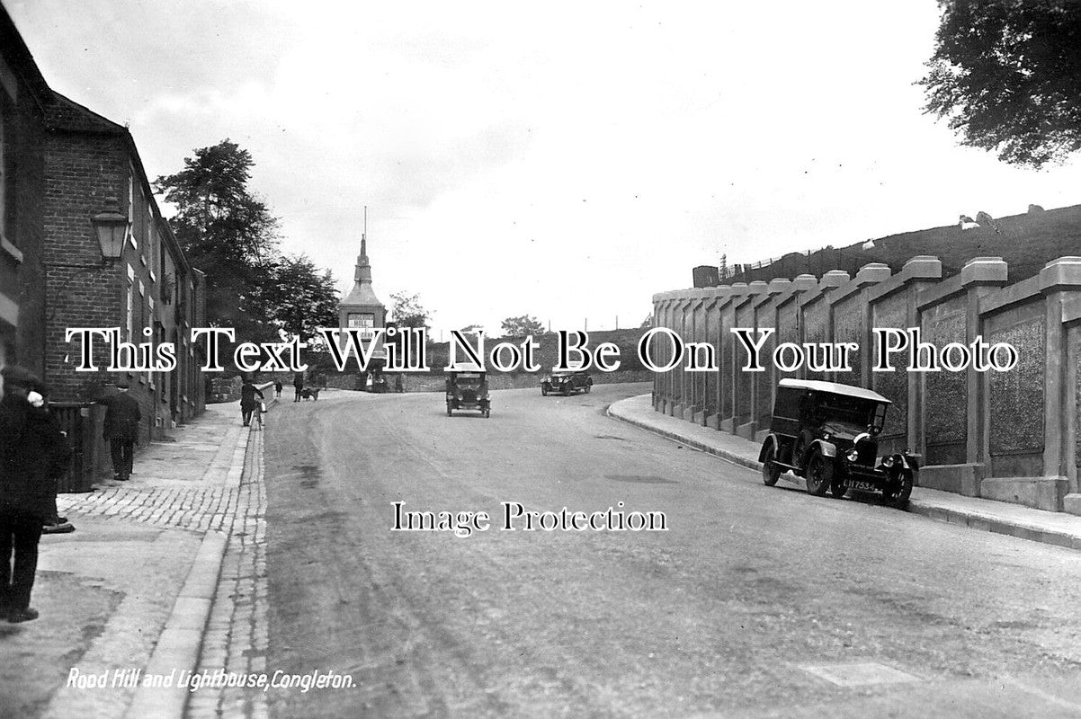 CH 2041 - Road Hill & Lighthouse, Congleton, Cheshire