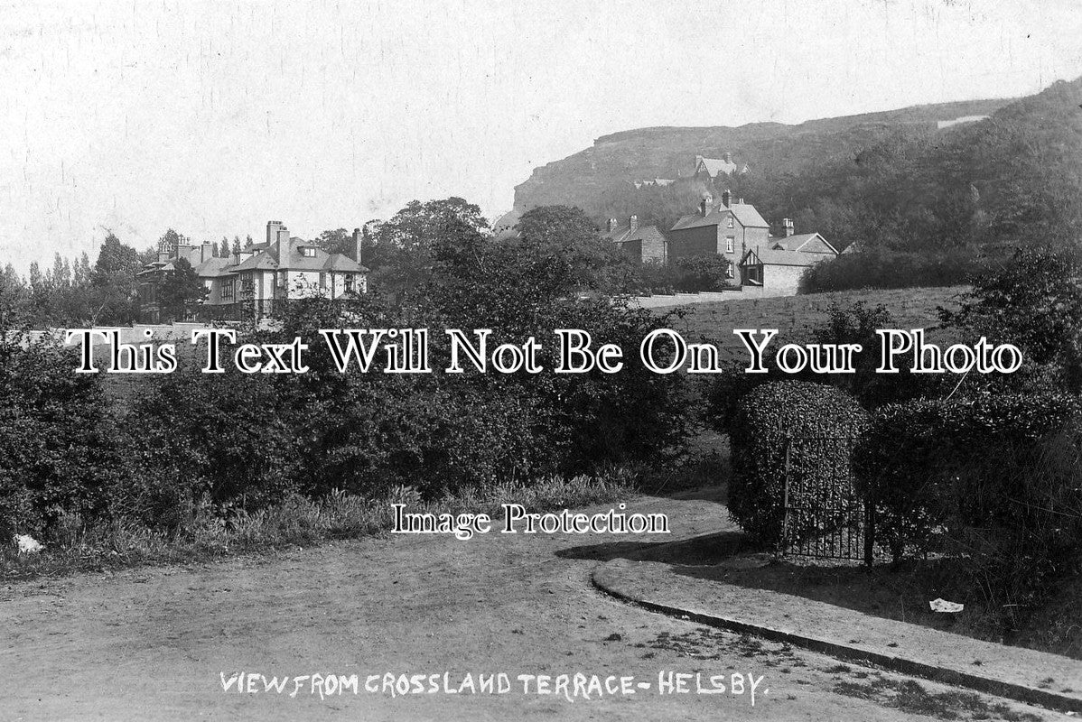 CH 211 - View From Crossland Terrace, Helsby, Cheshire