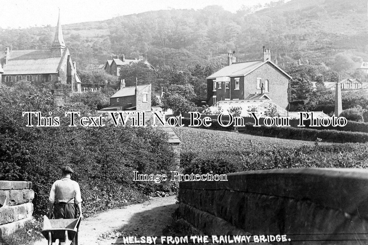 CH 219 - Helsby From Railway Bridge, Cheshire