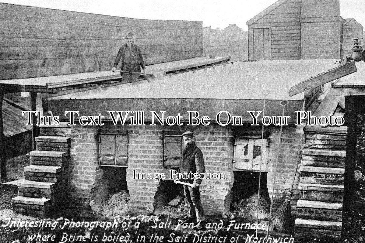 CH 2239 - Salt Pan & Furnace, Northwich, Cheshire c1910