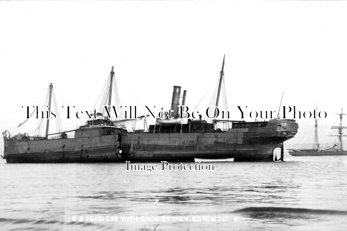 CH 2275 - SS Fearless With Back Broken, Egremont, Cheshire