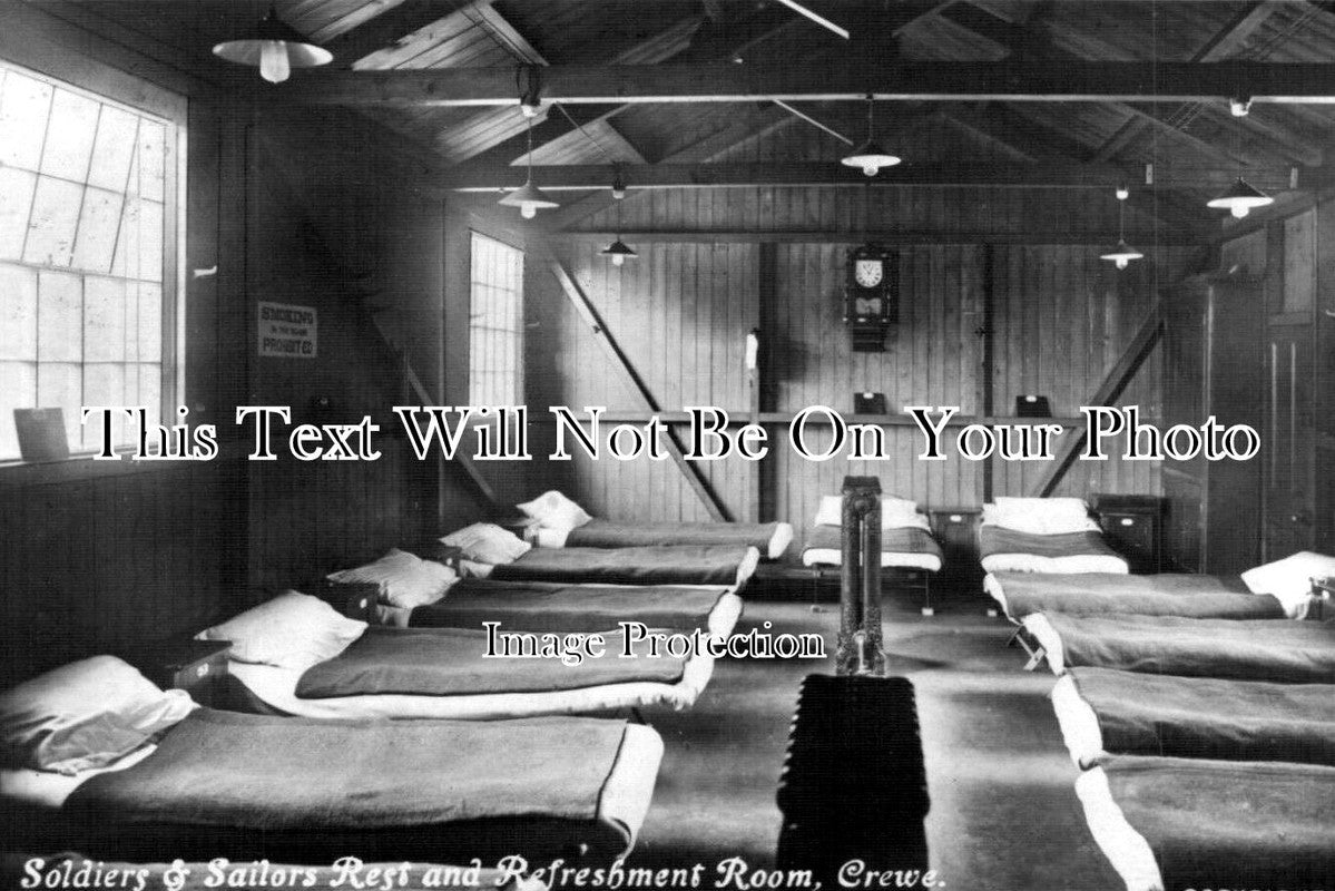 CH 2292 - Soldiers & Sailors Rest & Refreshment Room, Crewe, Cheshire