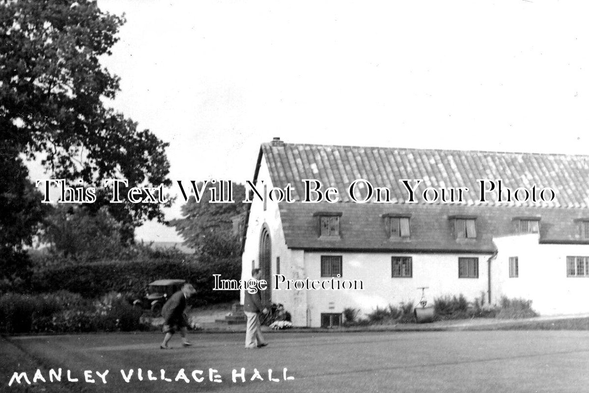 CH 2310 - Manley Village Hall Bowling Green, Bowls, Cheshire