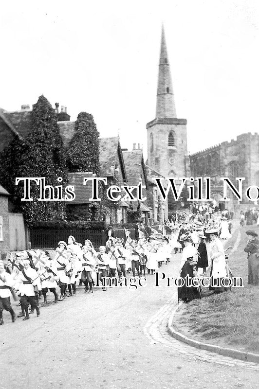 CH 2331 - Astbury May Day Procession, Cheshire