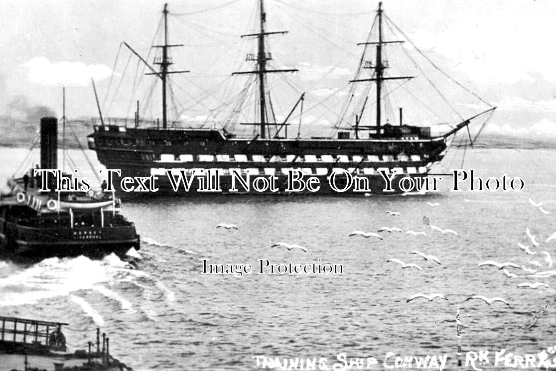 CH 2353 - Training Ship Conway At Rock Ferry, Cheshire