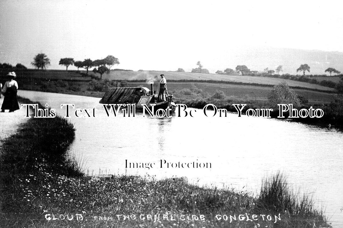 CH 2407 - Cloud From The Canal Side, Congleton, Cheshire