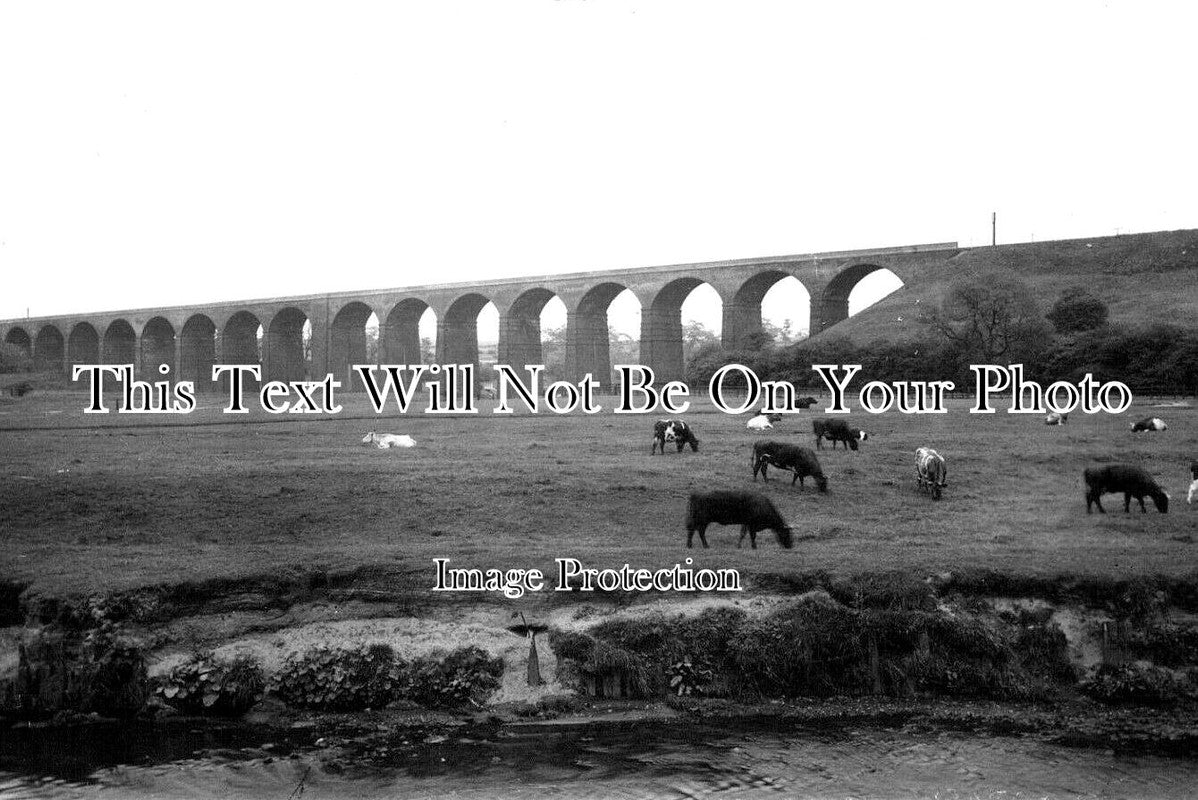 CH 2485 - Railway Viaduct, Reddish Vale, Stockport, Cheshire