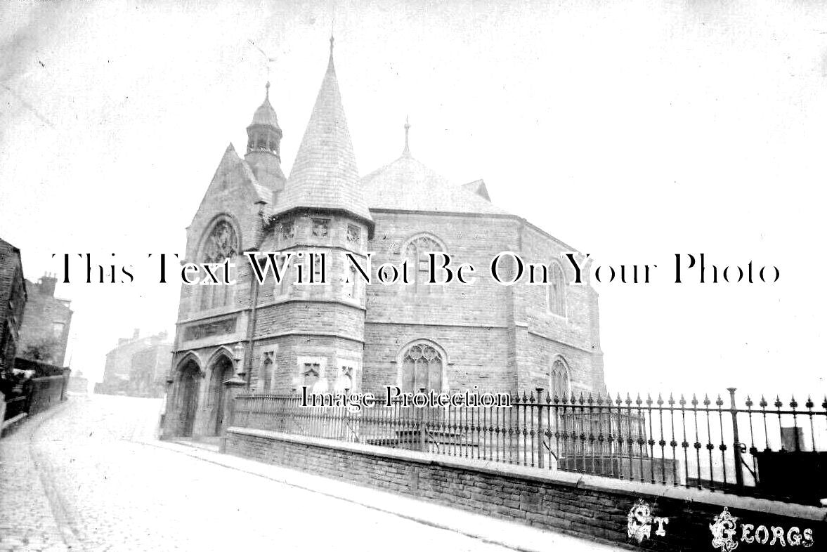 CH 2495 - St Georges Church, Cocker Hill, Stalybridge, Cheshire