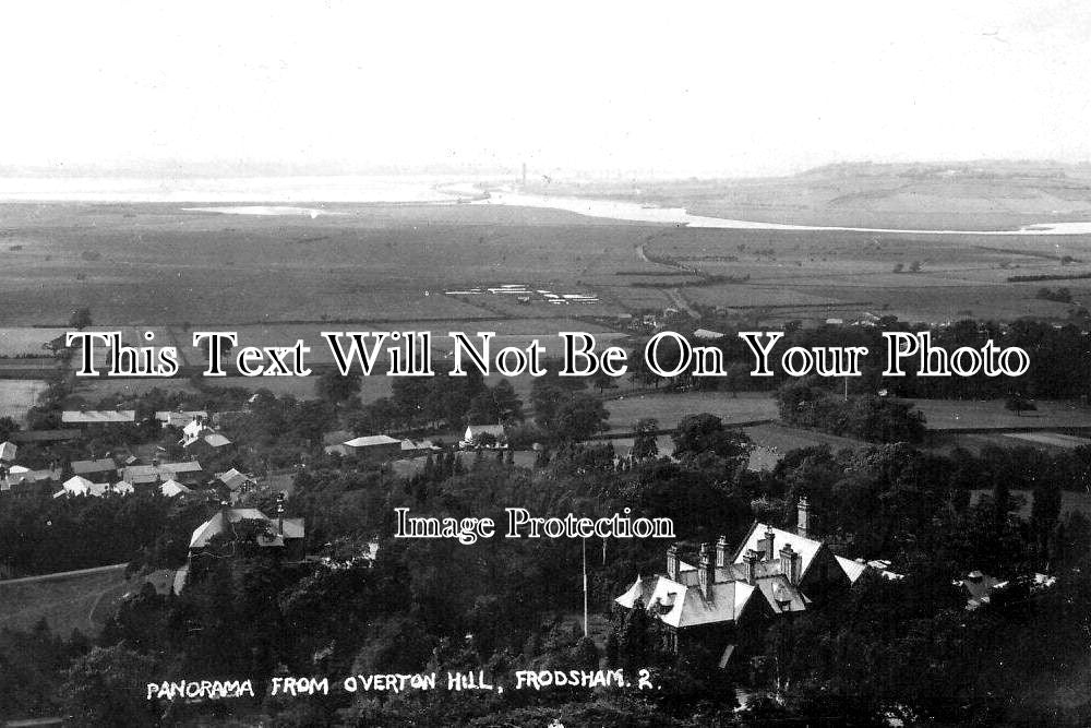 CH 2584 - From Overton Hill, Frodsham, Cheshire c1907