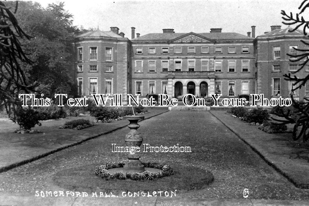 CH 266 - Somerford Hall, Congleton, Cheshire c1918