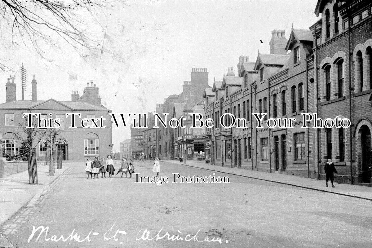 CH 267 - Market Street, Altrincham, Cheshire c1904